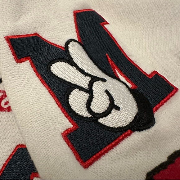 Disney White Mickey Mouse Sweatshirt - Picture 5 of 8